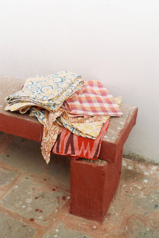 Upcycled Cotton Big Square Cushion Cover