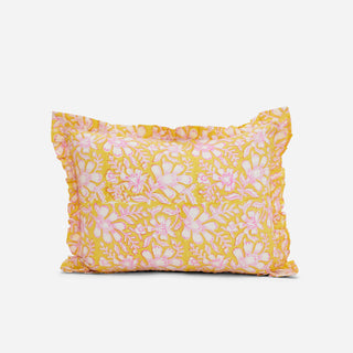 Upycycled Cotton Small Frilly Cushion Cover
