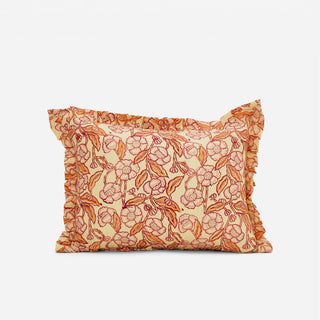 Upycycled Cotton Small Frilly Cushion Cover