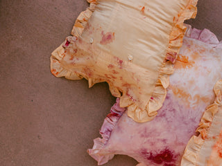 Mulberry Silk Small Frilly Cushion Cover