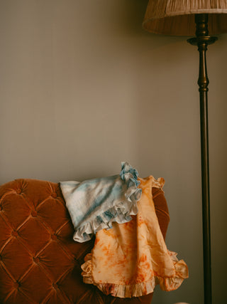 Mulberry Silk Small Frilly Cushion Cover
